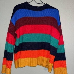 Urban outfitters rainbow Bobby oversize sweater